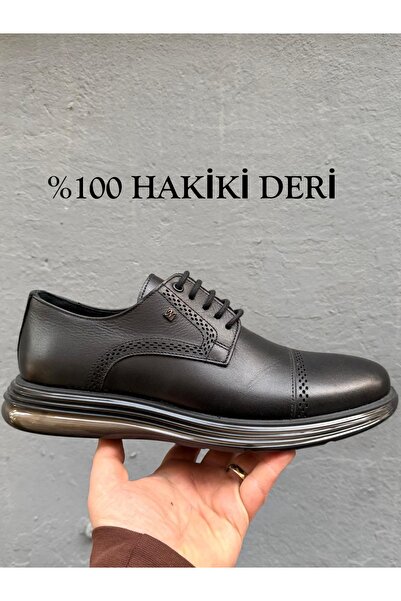 Nobel حذاء رجالي من الجلد الطبيعي بنعل جل، نعل مريح للغاية 212-036