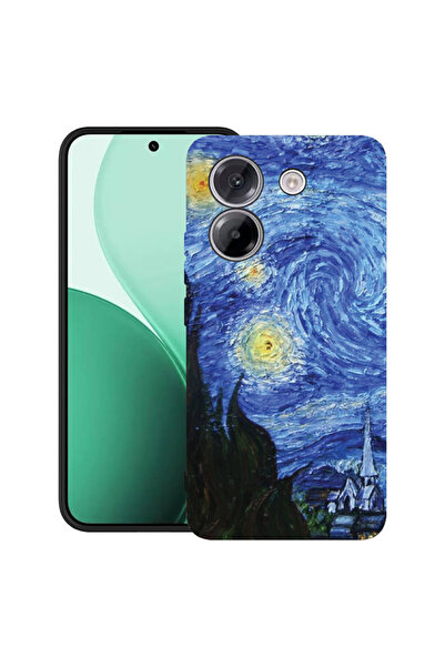 bestcase Carcasă ultra subțire TPU pentru Poco M7 Pro 5G, cu design Van Gogh - Noapte înstelată, 2100003 B 1269