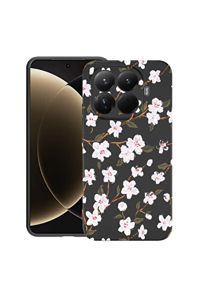 bestcase Husă premium din silicon pentru Xiaomi 15T Pro, cu design floare de ...