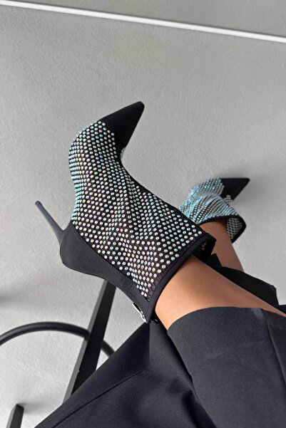 AYAKKABI PRENSİ Aspen Mesh Black Suede Stone