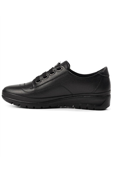 Voyager 7666 Women's Black Leather (36-41) Comfort Shoes