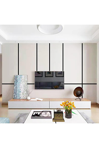 G Glixicom Black Nickel-Plated Stainless Steel Decorative Tape Self-Adhesive for Decorations 5 m x 1 cm