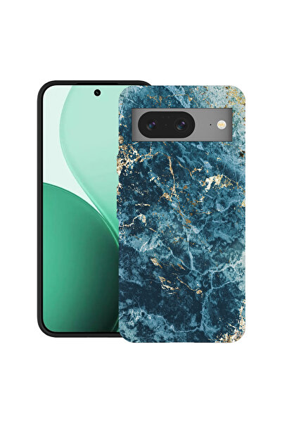 bestcase Carcasă ultra subțire TPU pentru Google Pixel 8, cu design marmorat ...