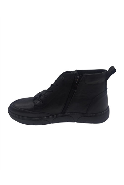 Ay Ayakkabım Akm-036 Women's Black (36-40) Leather Boots