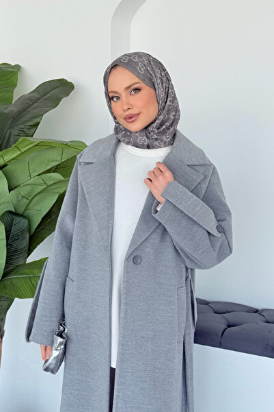 Şulemoda Giyim Zenom Coat Gray