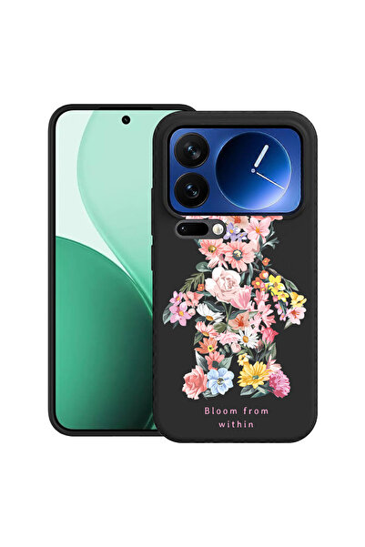 bestcase Carcasă ultra subțire TPU pentru Xiaomi 17 Pro, cu design Teddy Bear Bloom From Within, 2100006 B 1568