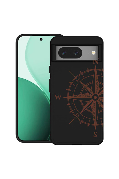 bestcase Carcasă ultrasubțire TPU pentru Google Pixel 8, cu design Compass, 2...