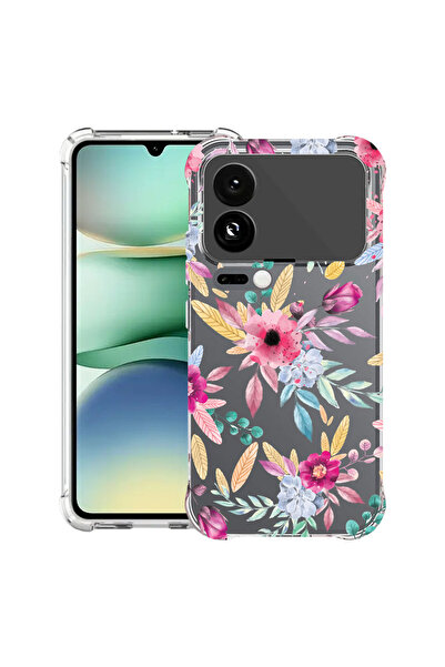 bestcase Carcasă antișoc pentru Xiaomi 17 Pro Max, cu design Happy Flowers, 2099998 AS 69