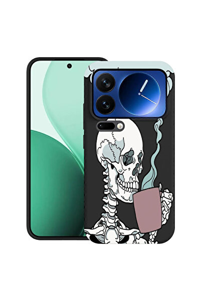bestcase Carcasă ultra subțire TPU pentru Xiaomi 17 Pro Max, design cu craniu...