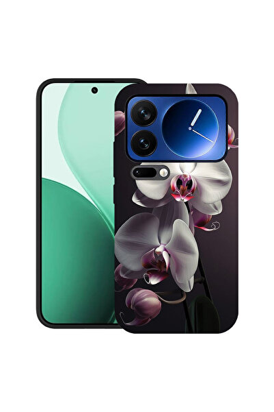 bestcase Carcasă ultra subțire TPU pentru Xiaomi 17 Pro, cu design White Orchid, 2100006 B 1402