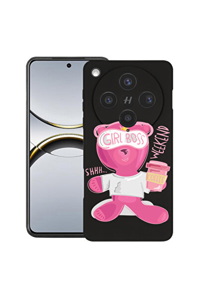 bestcase Премиум силиконов калъф за OPPO Find X8, с дизайн плюшено мече - Gri...