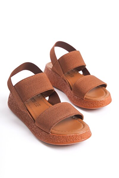 Redoxy Women's Orthopedic and Thick Sole Double Banded Elastic Daily Sandals