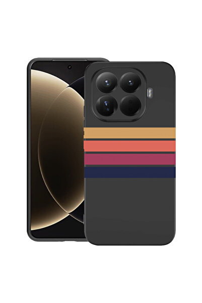 bestcase Husă premium din silicon pentru Xiaomi 15T Pro, cu design Retro Lines, 3100018 PB 1479