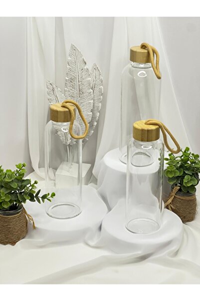 aden glass BOROSİLİKAT CAM MATARA SULUK 1000 ML