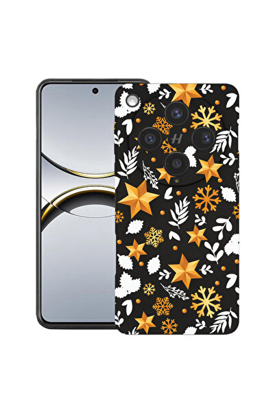 bestcase Husă premium din silicon pentru OPPO Find X8, cu design Golden Stars...