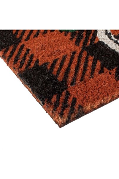 OEM Door mat for step, Black & Red checked "Merry Christmas" 60x25cm