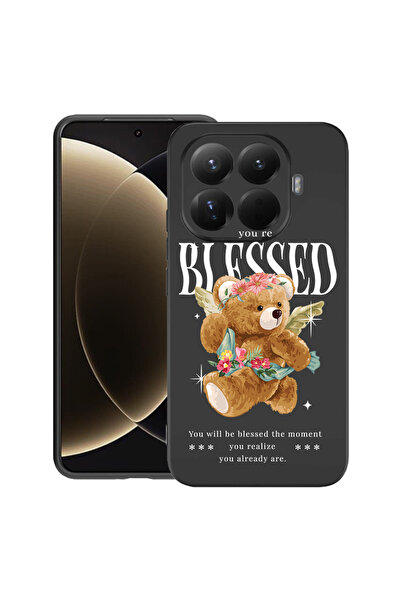 bestcase Husă premium din silicon pentru Xiaomi 15T Pro, cu design Teddy Bear Blessed, 3100018 PB 1561