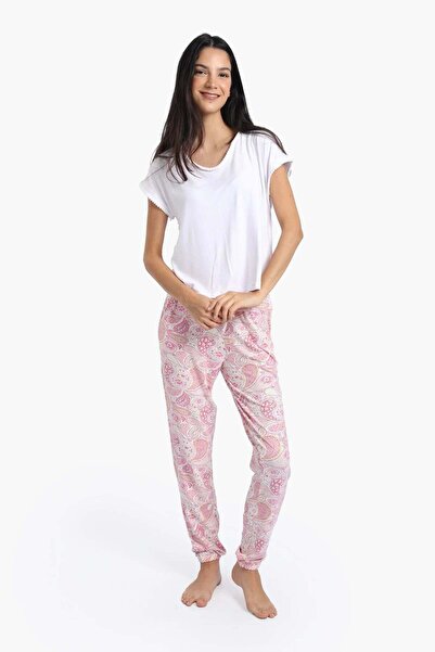 CARINA بيجاما بطبعات وردية