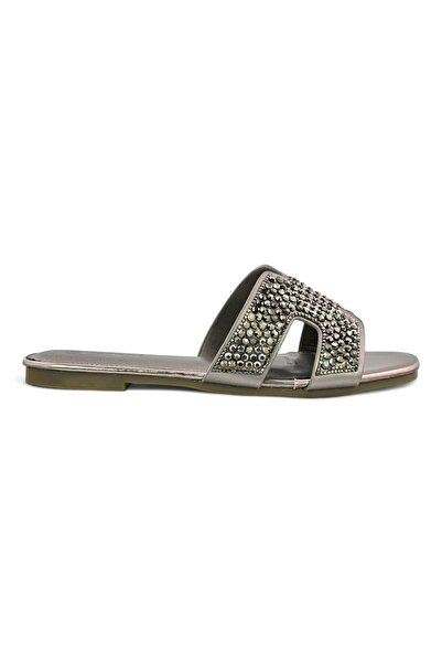 Sunrise Crystal Embellished Flat Sandal