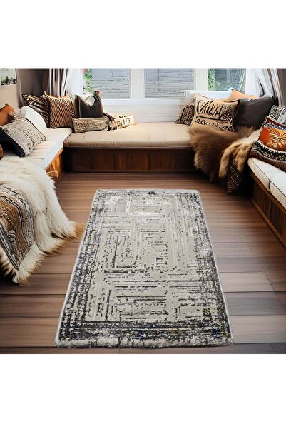 Brava Casa Covor Athenos Quadria, Living/Dormitor, Negru, crem, maro, Incalzi...