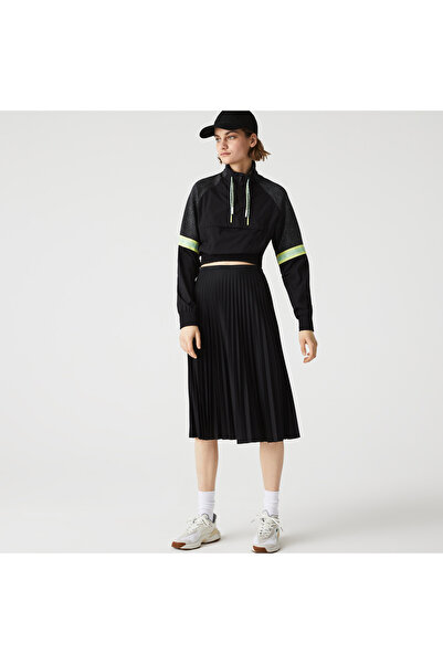 Lacoste Kadın Flare Fit Siyah Etek