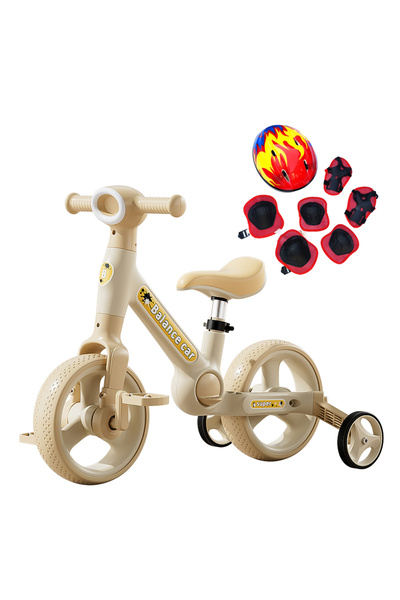 NBW Training bike 2-4 years, NBW, 12 inch, 2 in 1 Convertible without pedals + Equipment