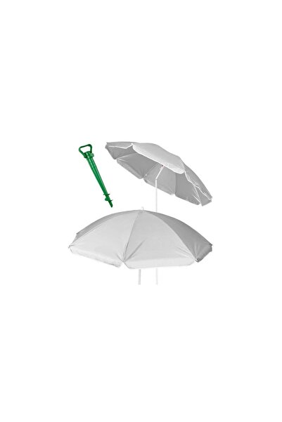 Three top online Garden beach umbrella adjustable foldable UV 150cm gray