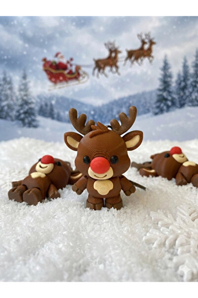 Figuva Deer Figured Keychain Bag Charm Special for New Year