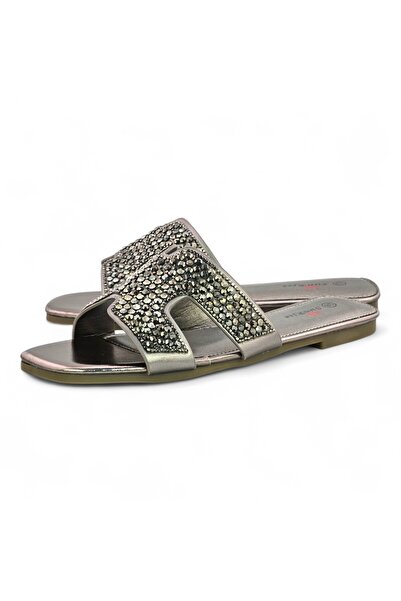Sunrise Crystal Embellished Flat Sandal