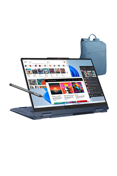 LENOVO IP 5 14IRH9 Core i5 13420H 8GB 512GB SSD 14" (Dokunmatik) W11H Laptop + Mavi Sırt Çanta/Kalem