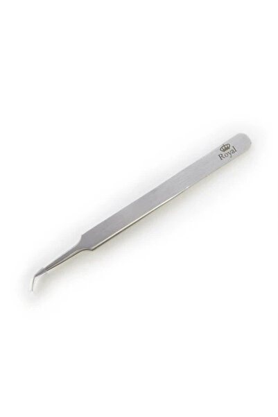 Royal Premium Curved Tweezers - Stainless Steel, for Eyelash Extensions Wire by Wire