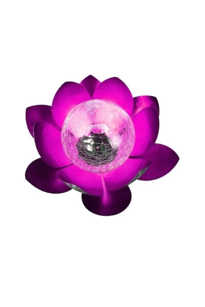 HYT Lampă solară de grădină Petala, multicoloră, design decorativ, exterior