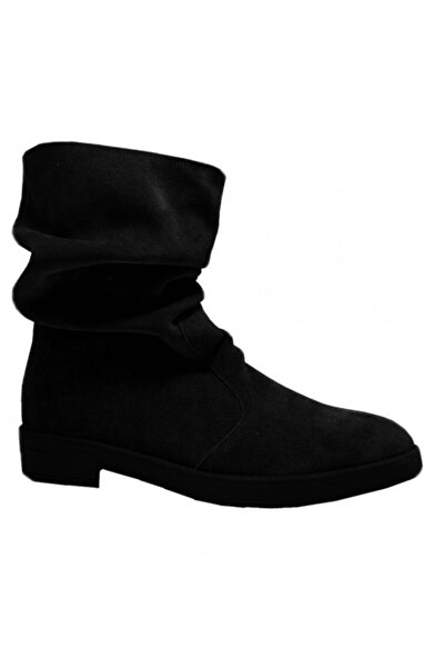 LUISA FIORE Botine ARYA din piele naturală intoarsa, negru