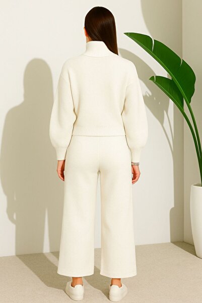 MAY MARA 2-piece fisherman collar knitwear set