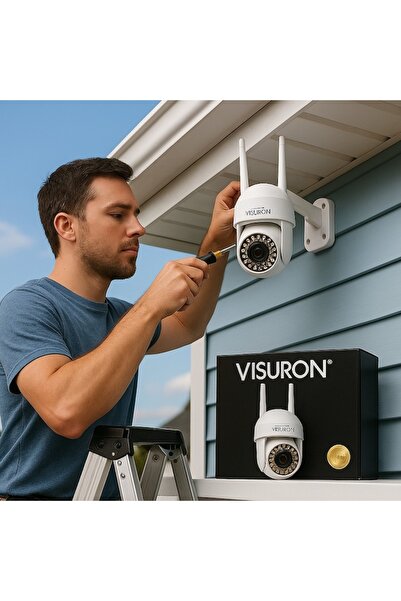 PORKY Shop Camera Supraveghere HD PTZ 360° IP66, Night Vision Color, Audio Bidirectional, 32GB