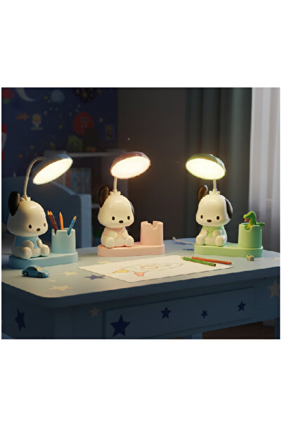 Flower Toys Kız Erkek Çocuk Figürlü Dekoratif Masa led Lambası Şarjlı 1 Adet