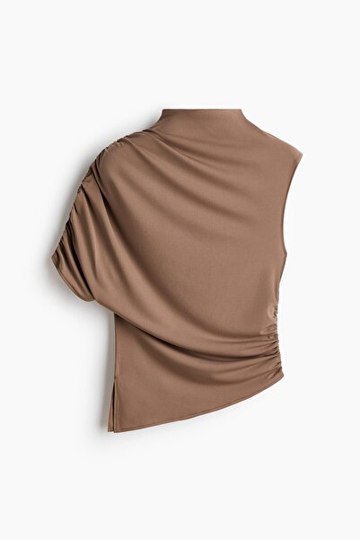 H&M Tek Kollu Yarım Balıkçı Yaka Üst