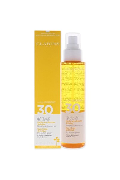 Clarins Îngrijire solară, Hidratant, Protector, Ulei uscat de corp, SPF 30, 1...