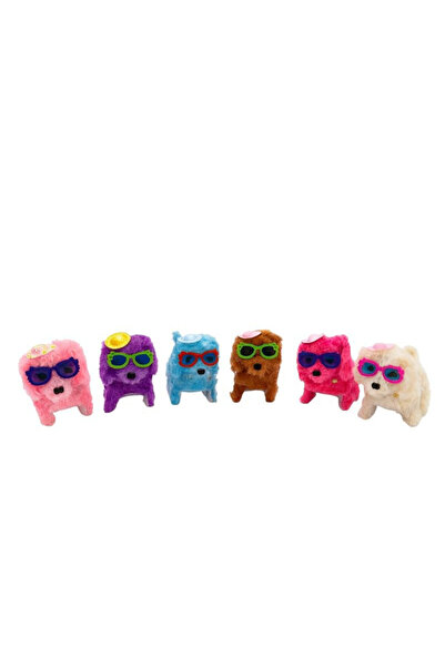 OEM Set de 6 căței de pluș interactivi cu baterii, merg și scot sunete pentru...