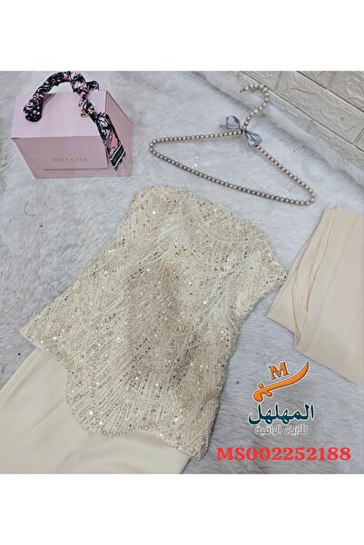 Without You Women's white or cream sequined blouse