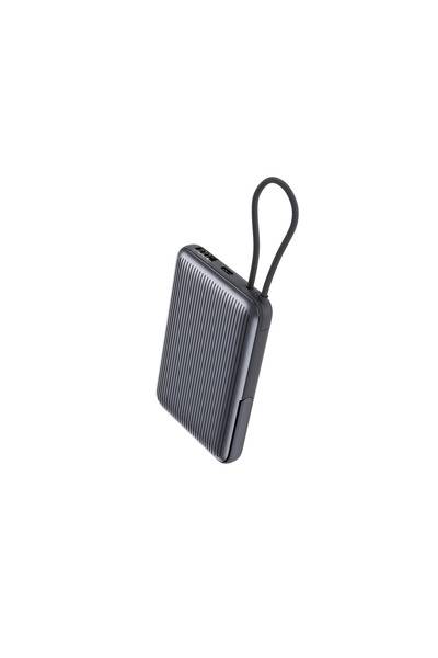 10000mAh Magsafe Powerbank 22.5W Kablolu ve Led Display
