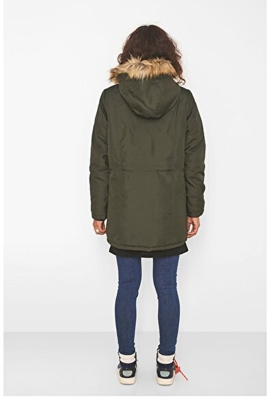Noisy May Nmmolly Hooded Parka Jacket, Green, L