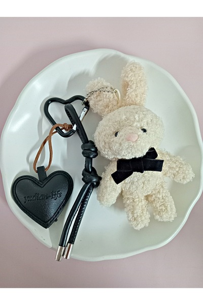 mos&more Bunny Rabbit Bag Ornament Accessory Keychain, Car Ornament, Bag Charm