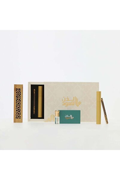 Ladun for Oud أعواد مروكي (4 ربطات) + أعواد كمبودي (4 ربطات) + هدية مبخرة ذكي...