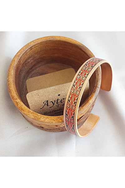 aytens Handmade Copper Bracelet |   Ethnic Patterned Uv Printing |   Unisex D...