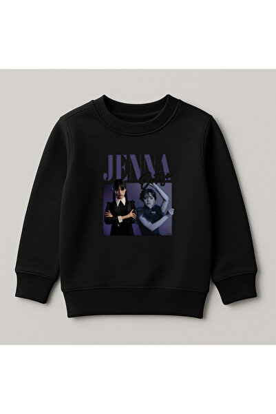 SVART WEAR Сряда Печатна велосипедна яка 100% памук Детска суитшърт