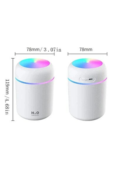 Denx DENEX DX2535 Portable Air Humidifier for Home and Car with Colorful Lights