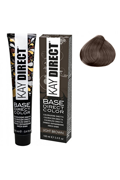Kaypro كاي دايركت صبغة شبه دائمة بني فاتح تلوين مباشر بدون مواد مؤكسدة وخالية...
