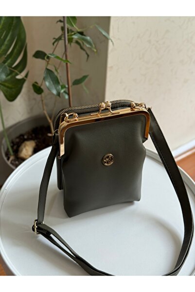 Bagnest Clip-On Three-Eye Faux Leather Women's Shoulder Bag