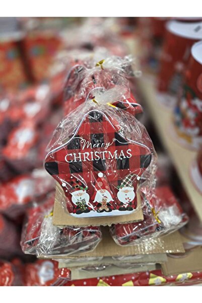 OEM Christmas Piggy Bank Red Star Gnome 12x12x6.5cm